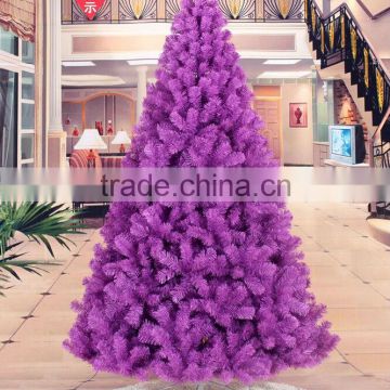 82"Purple Shining Garland Christmas Tree