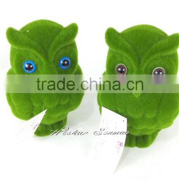 artificial moss green owl