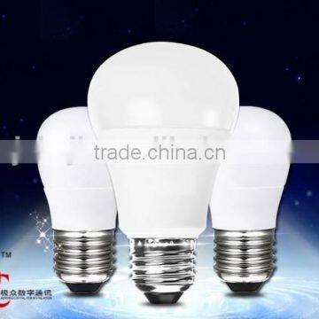 3W E27 warm white led light bulbs wholesale