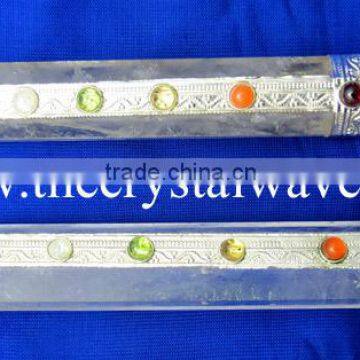 Crystal Quartz Chakra Healing Stick With Merkaba