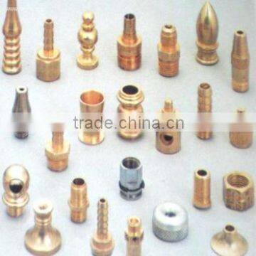 Machined brass fittings