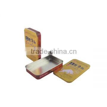 sliding-lid tin box, candy tin, sweet box