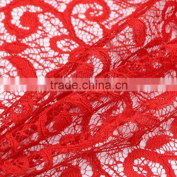 2016 THE LATEST DESIGN LACE of Polyester thread lace cloth