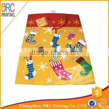 accept custom order 2016 christmas paper gift bag