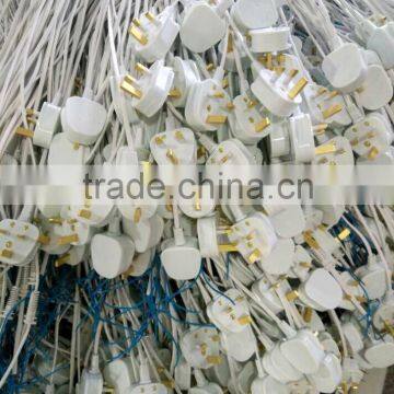 QIAOPU 3Pin Plug BS Power Cord With Fuse photo-2