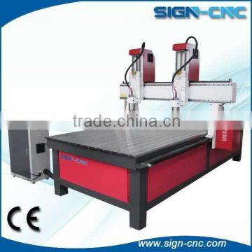Double Process 3 Axis 3d Cnc Router for Woodworking 1325-2 photo-5