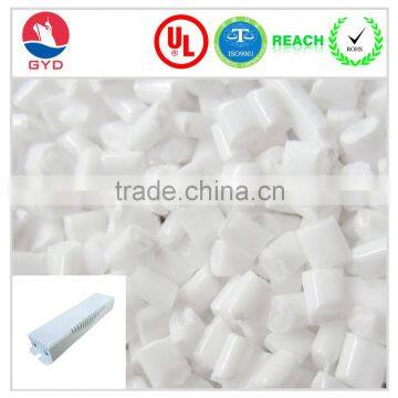 Opaque shading PC guanules, Gangyangda polycarbonate resin for LED holder plasitc raw materials