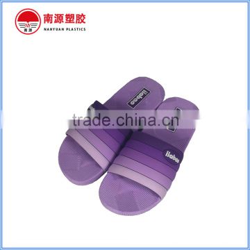 PVC rainbow strap fashion slipper for lady