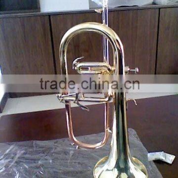 Brass Gold lacquer Flugelhorn