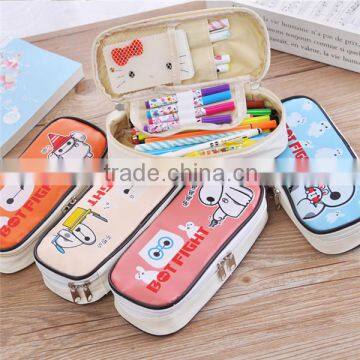 Baymax pencil case cartoon pen packaging box bag for kids