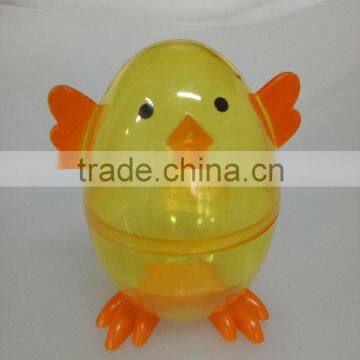 plastci easter chick egg decoration candy box