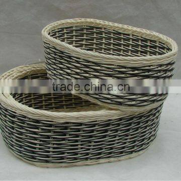 Oval Rattan Basket Set / 3