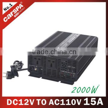 Inverter with charger UPS series 12V DC TO 110V AC, 2000W, 15A modified sine wave power (UPS1500)