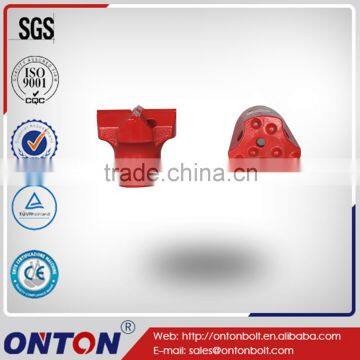 ONTON self drilling hollow threaded rod anchor bolt TC drilling bit