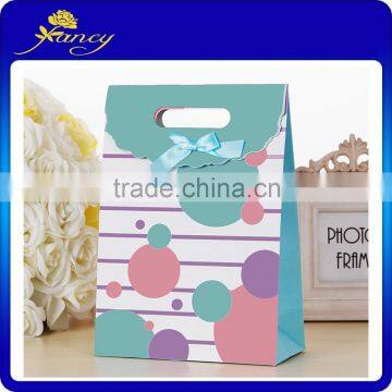 customized colorful flip Presents Gift paper bag