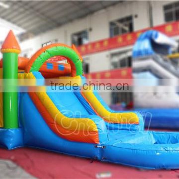 commercial pvc durable inflatable jumping castle with water slide, water slide with pool                        
                                                                                Supplier's Choice