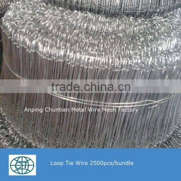 Glavnized Loop tie wire for binding wire
