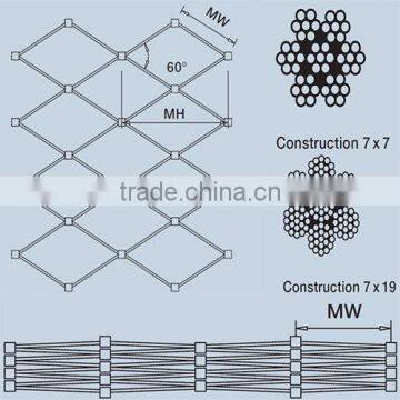 Ss304 Stainless Steel Cable Net for Aviary photo-4