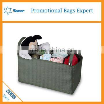 China factory sale storage bag with handles foldable fabric home storage box