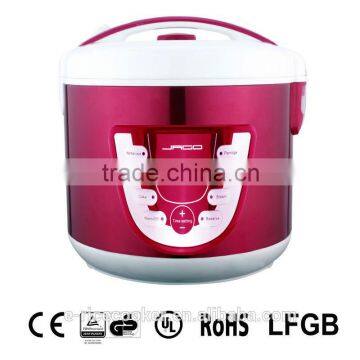 Color stainless steel shell automatic multi function electric rice Cooker