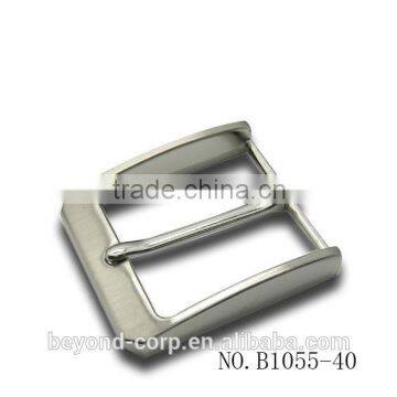 Popular boy's 40mm silver satin italian belt buckle