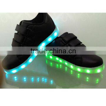 Lovely kids LED shoes PU upper LED shoes cute children LED shoes