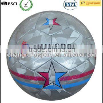 2015 HOT-SALE PVC LASER SOCCER BALL FOOTBALL