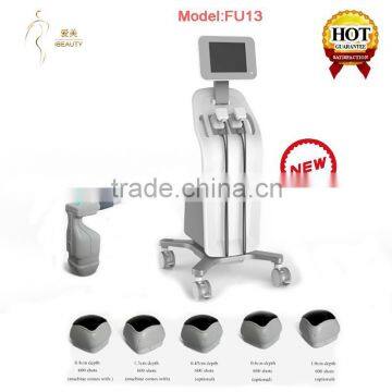 300W NEW!!! Beauty Machine Hifu For High Focused Ultrasonic Skin Lift For Hifu Machine Back Tightening