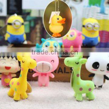 OEM plastic mini animal vinyl toy,colorful animal vinyl toy for kids