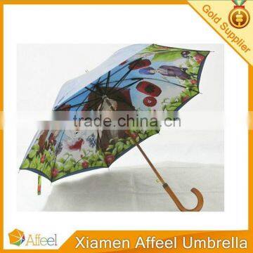 Silver glue double deck cartoon animals umbrella
