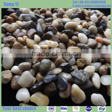 multicolor riverstone for fish tank