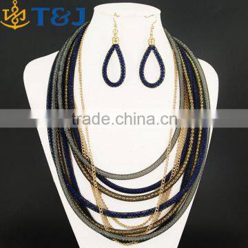Ss<<<Multilayer Long Chain Necklace Jewelry New Fashion Women Necklace Lady Layered Necklace/