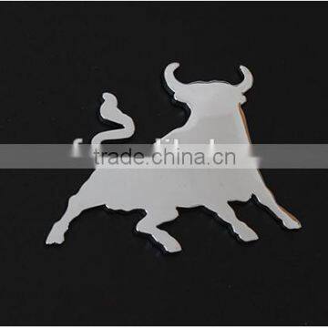 Any color logo cow shape car logo sign/auto emblems car logo