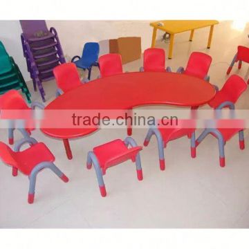 special shape childrens table and chair