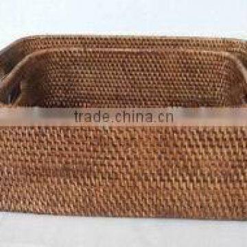 Weaving Rattan Laundry Basket