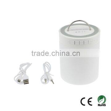 Touch Dimmable RGB Night Lamp Wireless Portable Bluetooth Speaker TF AUX Input photo-6