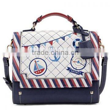 2015 new arrivel Sailor handbag cute printing crossbody bag