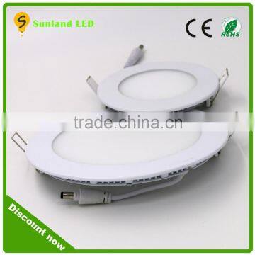 Ultra slim 3W 6W 9W 12W 15W 18W LED ceiling recessed round led panel light price,led panel,panel led