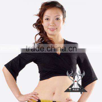 Hot Cotton Sexy Belly Dance Top, Belly Dancing Top for Practice, Belly Dance Costumes QC1378 photo-2