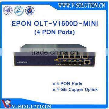 Layer 3 management 4 PON EPON OLT ONU Optic Fiber Networking Equipment Optical Line Terminal for FTTH