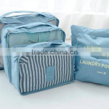 Household polyester waterproof six receive bag