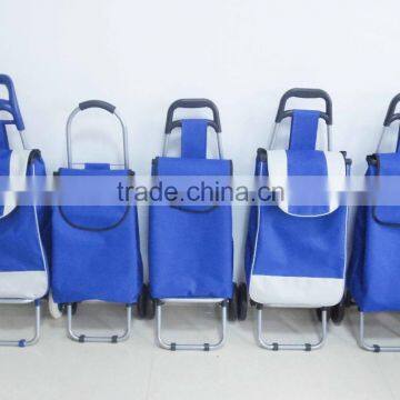 Best Selling Metal and Canvas Trolley,Carry cart trolley for shopping