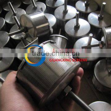 V wire dual velocity strainers