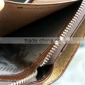 Billfold Multi Pockets Purse Card Holder Mens Zipper Leather Wallet photo-6