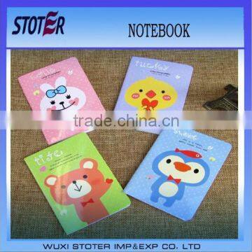 notebook with kawaii pattern,cartoon notepad