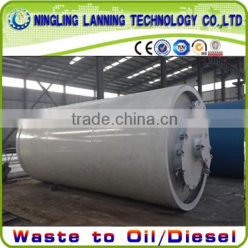 2014 latest waste tyre recycling machine tire refinery machine with CE&ISO