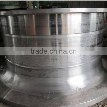 High grade steel casting hollow shaft for cement machinery