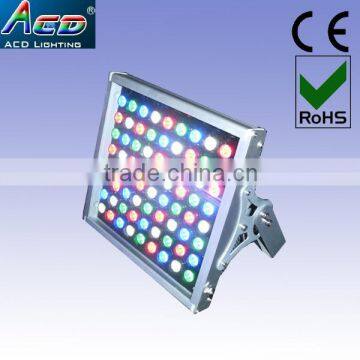 72x3w rgb led wall washer light, outdoor led washer light