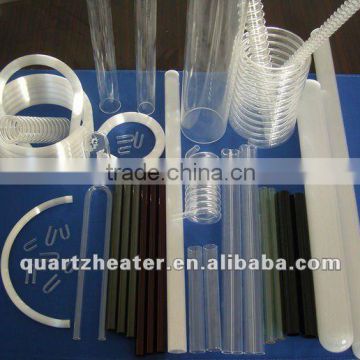 Quartz tube,further processing quartz tube, clear fused quartz glass tube