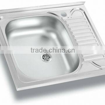 60x50 Stainless Steel Kitchen Sink (DE307)